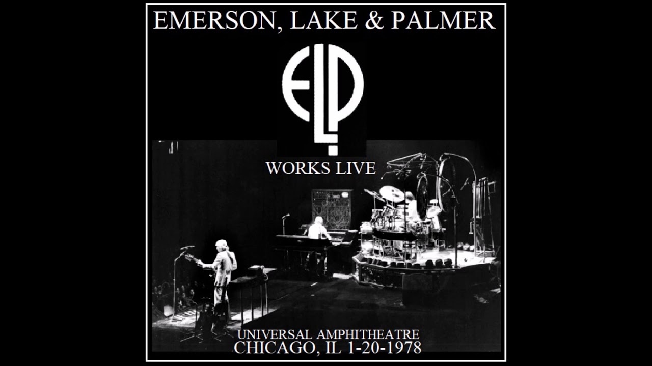 Emerson, Lake & Palmer (ELP) Live at Universal Amphitheatre Chicago, IL 1/20/1978