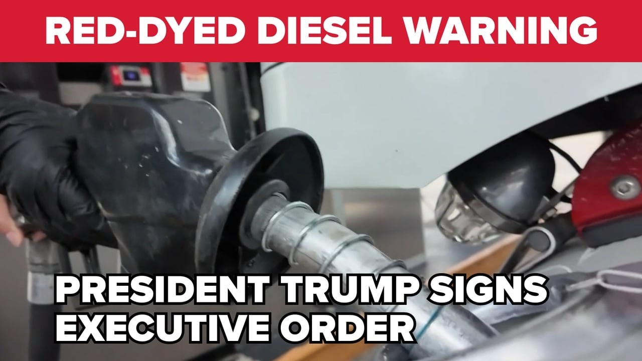 Fuel industry warns against red-dye diesel at truck stops