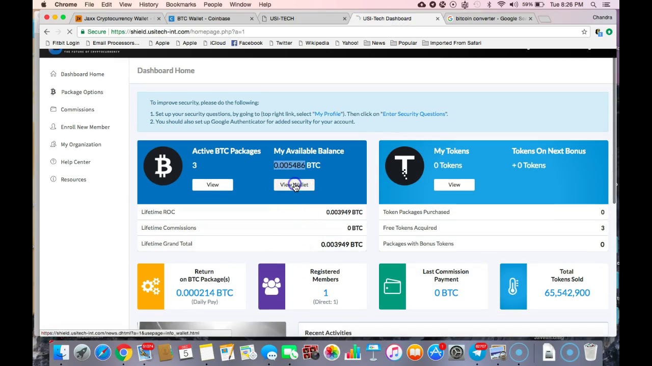 How To ReBuy BTC Packages in USI TECH!!!! ((On New Site))