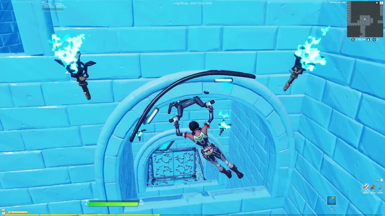 2:51 - Icy Towers $100 Deathrun |  #aaajriftingicytowers