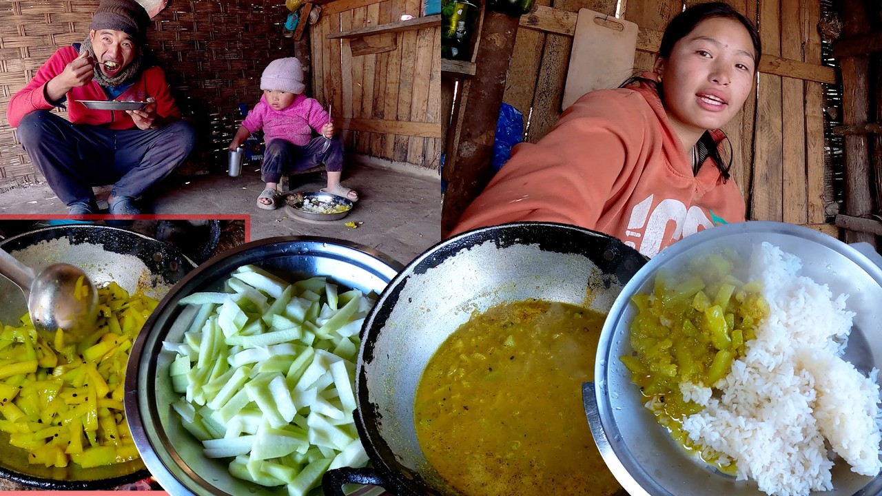 manjita's cooking lunch || shepherd life of Nepal || Himalayan Nepal ||