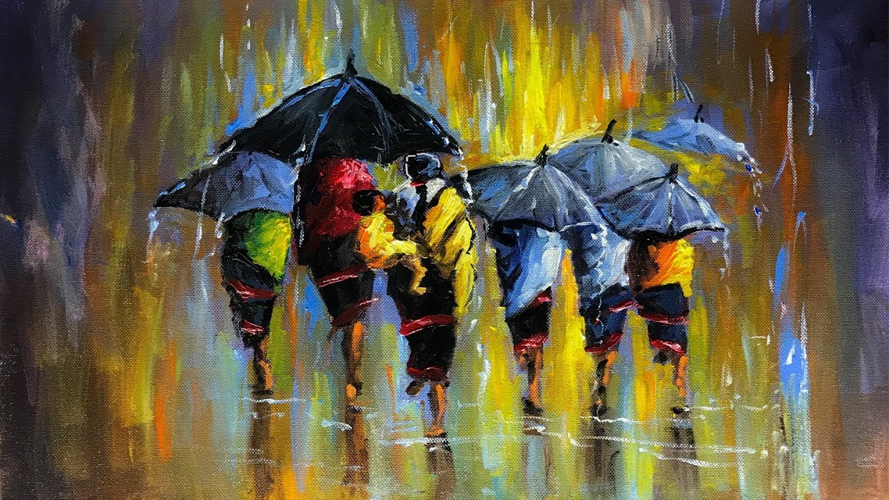 Abstract Human Figure Painting | Easy Step by step Painting | How to paint Abstract Human Figure