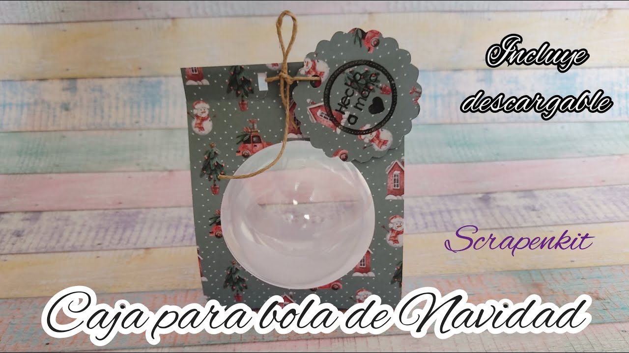 ☃️CAJITA para BOLAS de NAVIDAD tedi/amazon con silhouette CAMEO. Incluye descarga!🎉