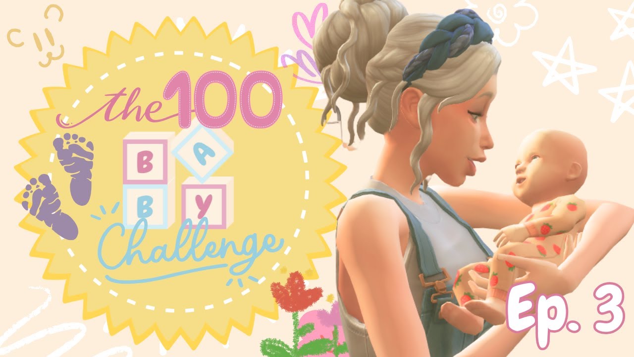The Sims 4 | 100 Baby Challenge Ep. 3 – Baby Milestones & New Arrival!