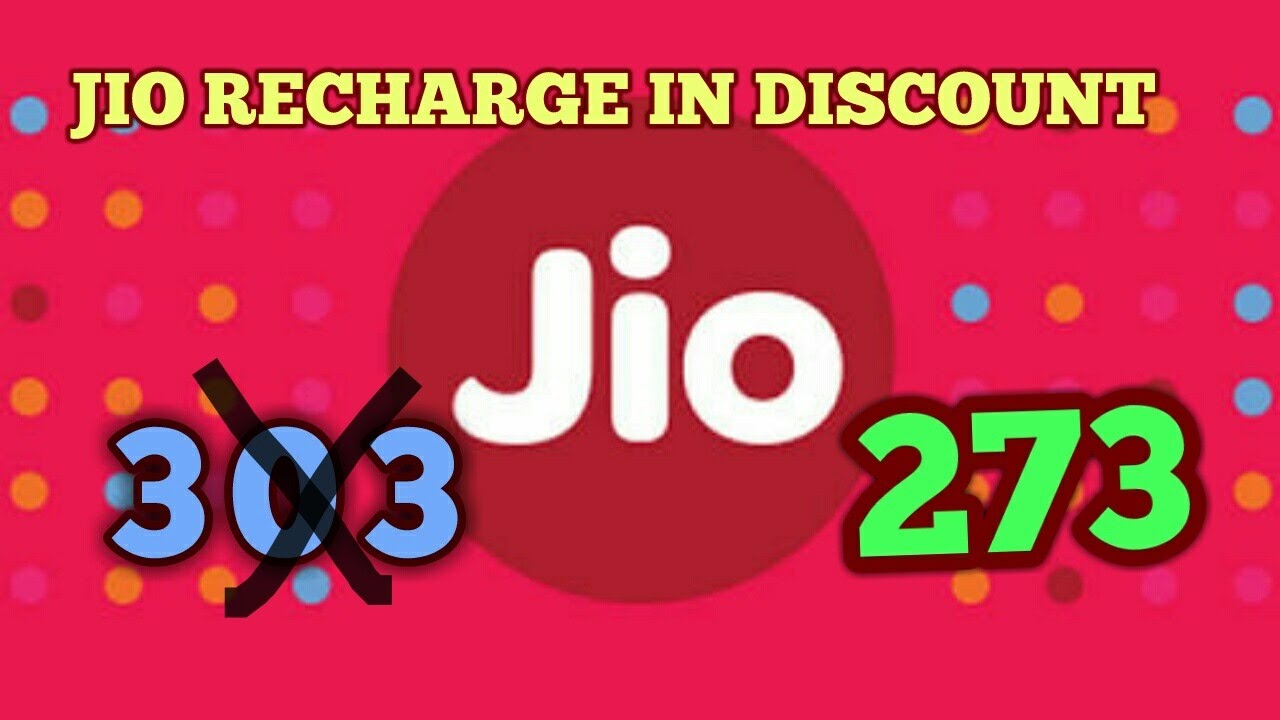 How to recharge jio 303 or above in discount with free movie tickets
