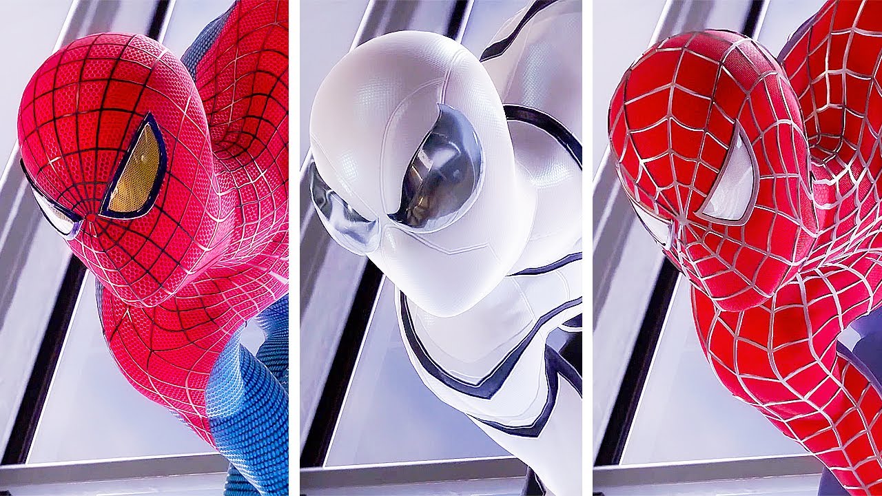 Marvel's Spider-Man Remastered - Spider-Man Vs Wilson Fisk Scene With Every Suits