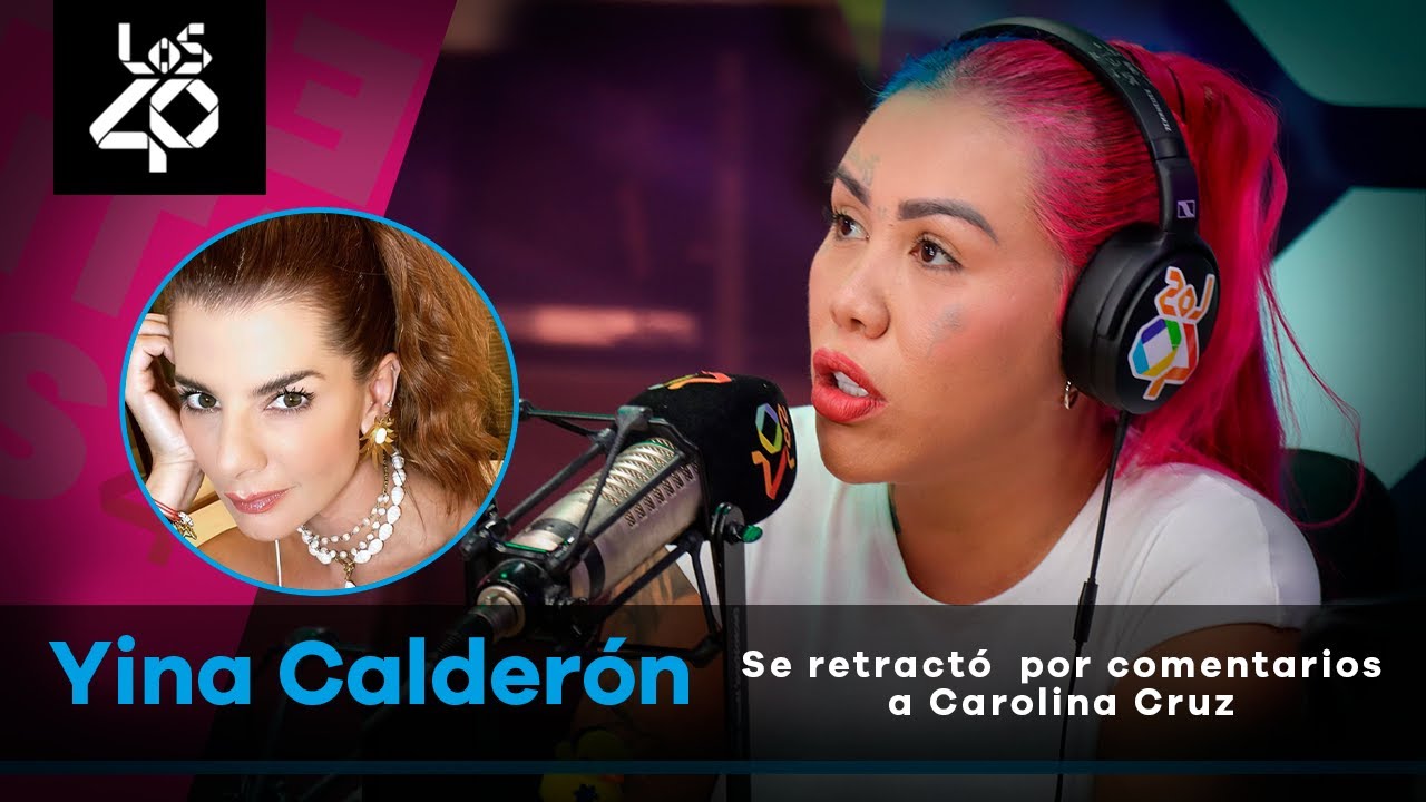 Yina Calderón se retractó por comentarios a Carolina Cruz 😬😱