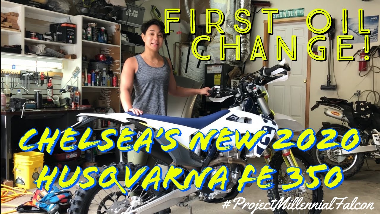 2020 Husqvarna FE350 oil change