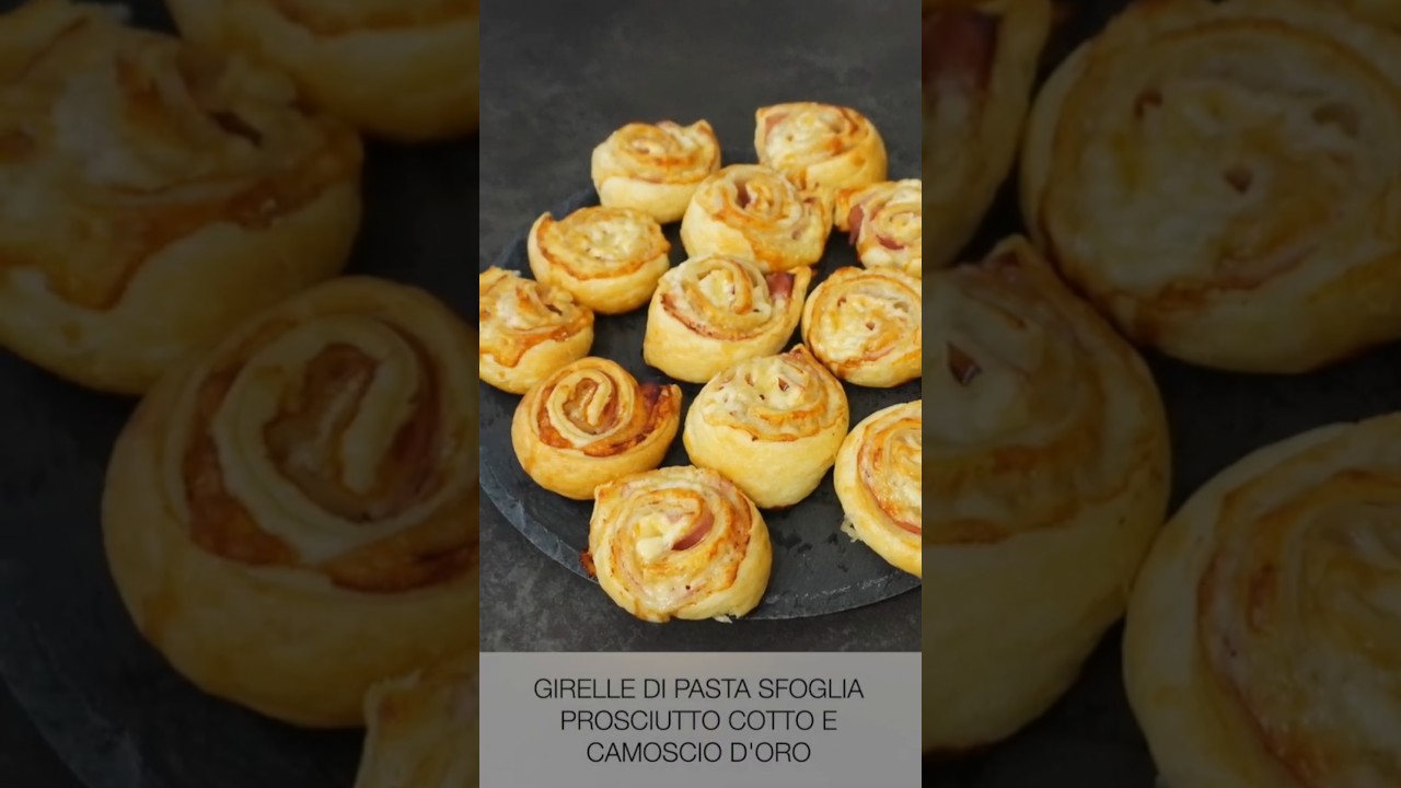 Girelle di Pasta Sfoglia con Prosciutto e Camoscio d&rsquo;Oro &ndash; Un Antipasto Che Ti Conquista!