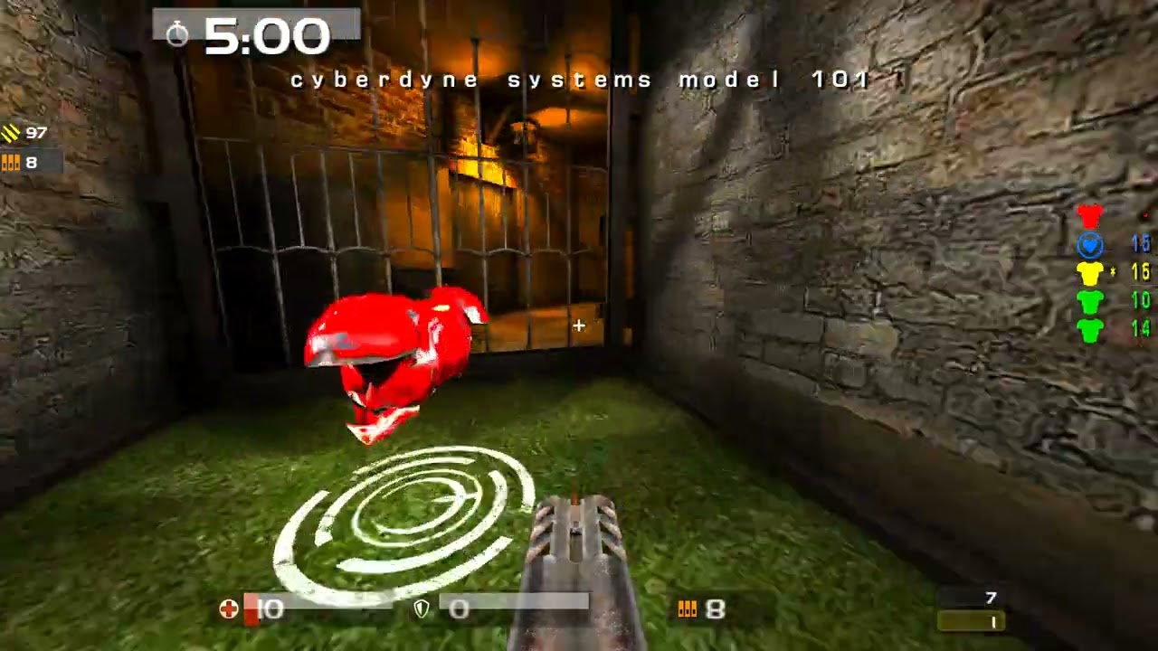 Quake Live: cyberdyne systems model 101 (POV) vs RNGeezus - cure