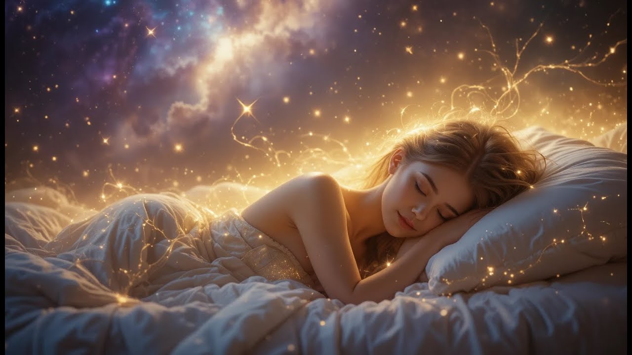 Fall Into The Deepest Healing Sleep | 528Hz Melatonin Release |  Stop Overthinking Tonight