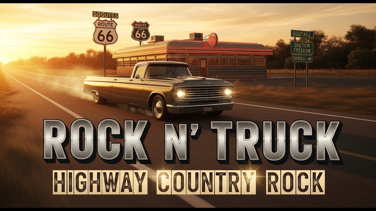 Top Truck Highway Country Rock – Freedom Drive Mix | Rock N Roll New York #HighwayFreedom #Rock