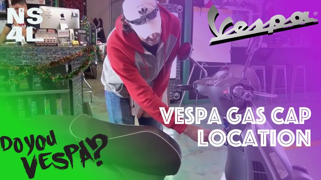 Vespa Gas Cap Location | VESPA AT NEW SCOOTERS 4 LESS