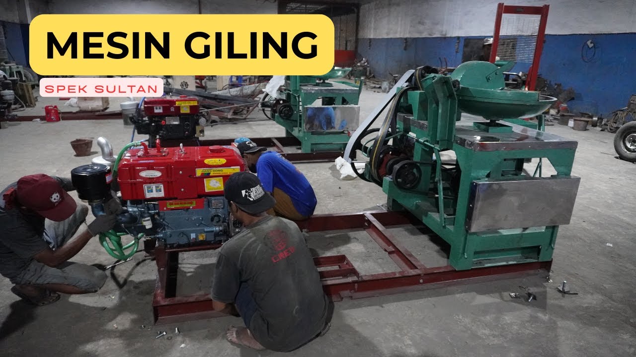 Pengiriman Mesin Gilingan Spek SULTAN ke Medan !!!