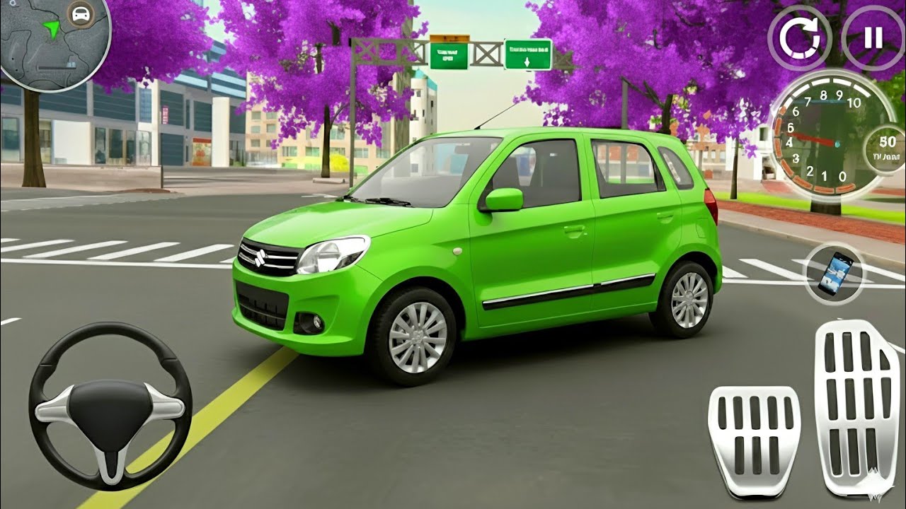 Real City Car🚘🔥Driving Test | Kids Games 
