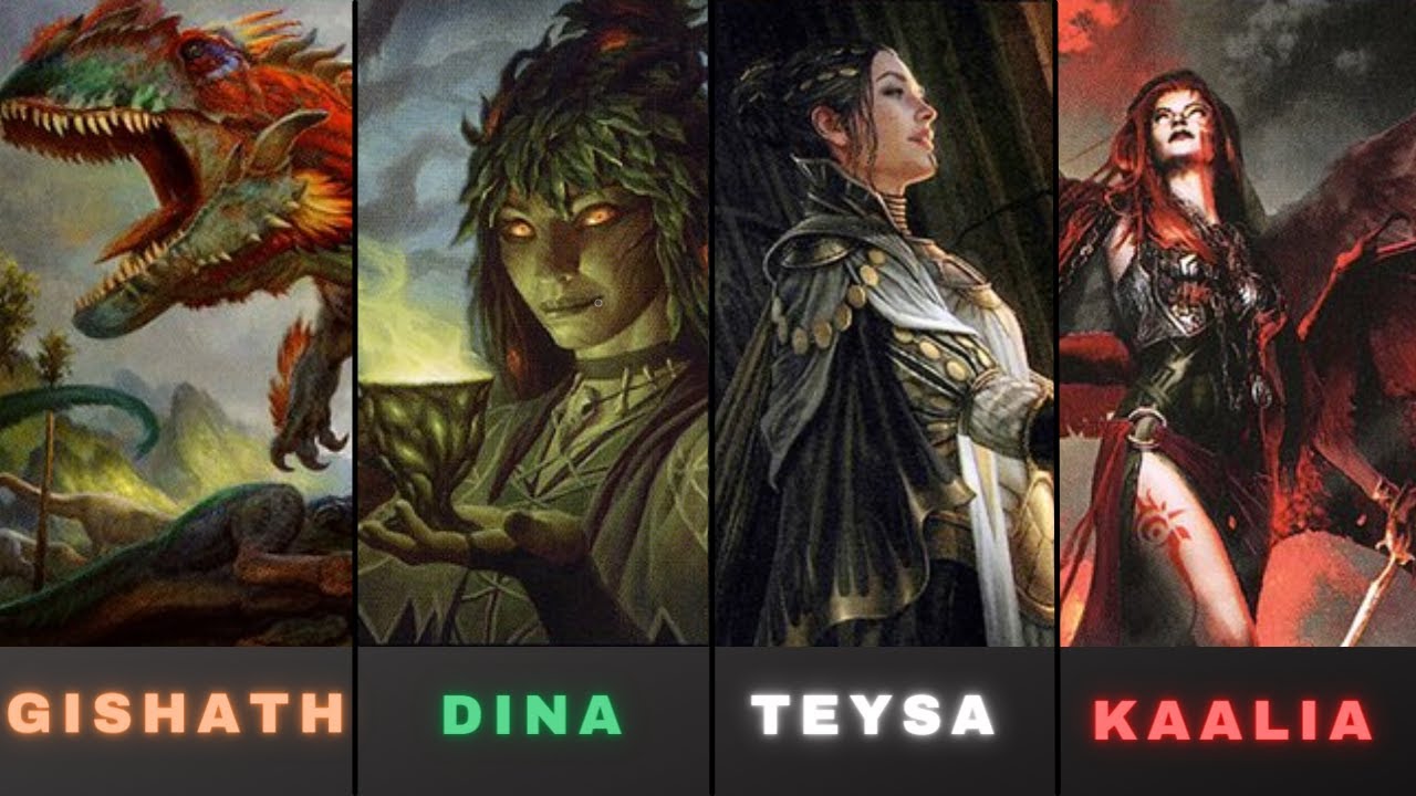 Gishath vs Dina vs Teysa vs Kaalia |  EDH/Commander Gameplay #1
