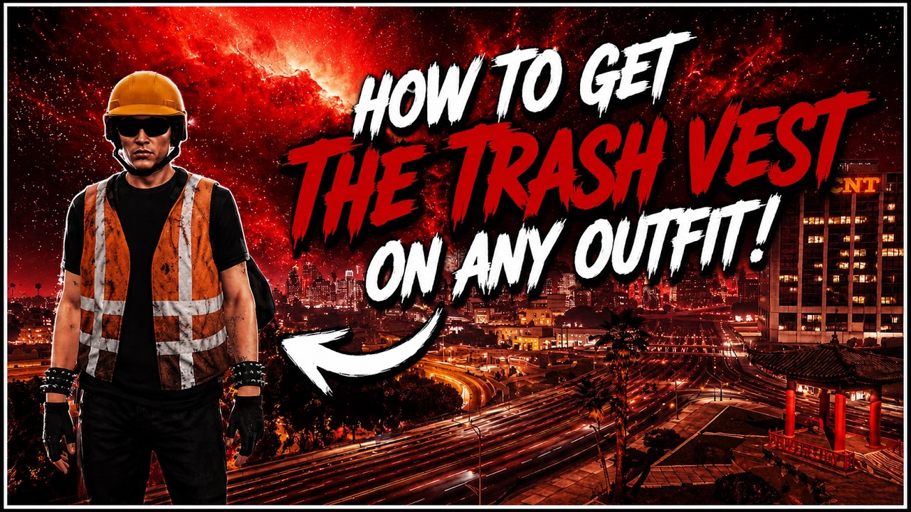 How to Get the Trash Vest On ANY Outfit in GTA Online!