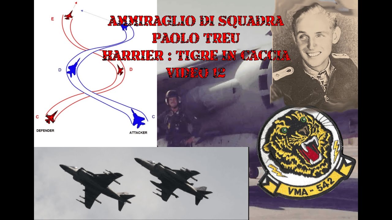 HARRIER :  TIGRE IN CACCIA -  AMMIRAGLIO DI SQUADRA PAOLO TREU CLIP 12