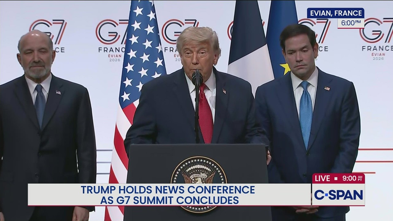 President Trump G7 News Conference