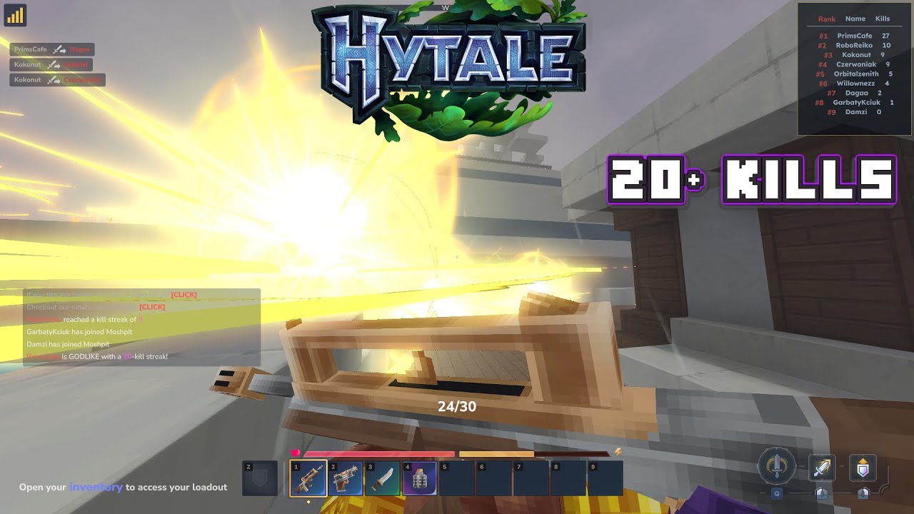 Nuking People in Hytale (20+ Kills)