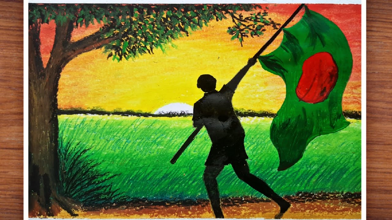 How to draw bijoy dibosh || Victory day drawing step by step || 16 december victory day drawing