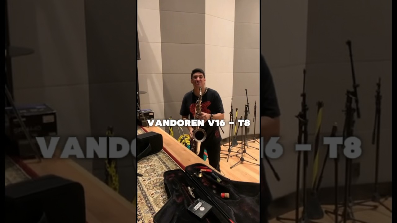 TESTANDO VANDOREN V16 - T8 #saxophone #musica #saxofonebrasileiro