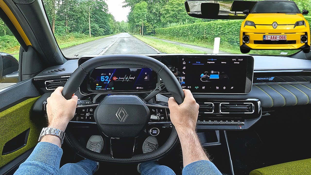 Тест-драйв Renault 5 Electric 2025 года | Легендарный Cinq Comfort Range мощностью 150 л.с.