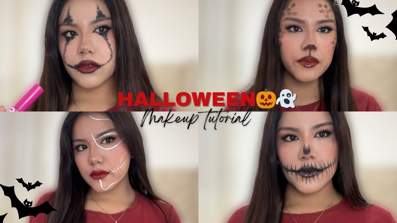 Maquillajes de Halloween en 5minutos👻🎃| By Jandra | #halloween #easyhalloweenmakeup 