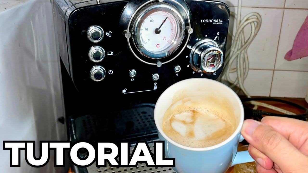 How to use Lebensstil Kollektion LKCM 112X Espresso Machine Tutorial!
