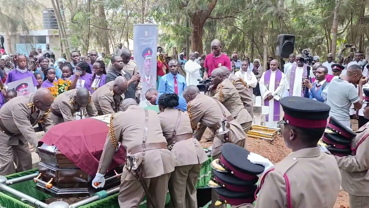 BURIAL RITES FOR A CATHOLIC UNIFORMED PRIEST (4)FR.MARK KASIA