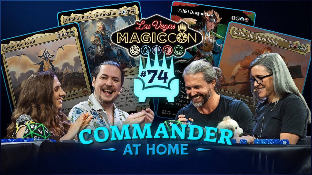 Commander at Home...at MagicCon Vegas LIVE SHOW! feat Arin Hanson and Amy the Amazonian