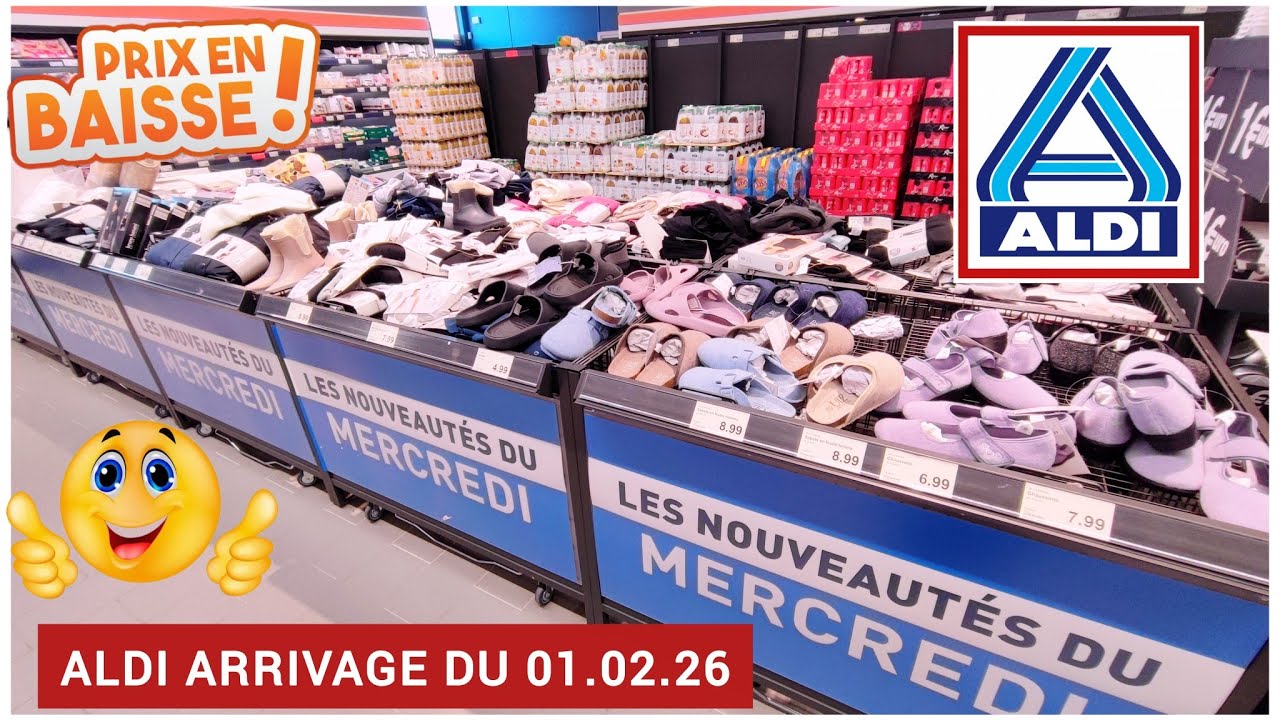 Aldi Arrivage de la Semaine 1 FÉVRIER 2026 ✨ SOLDES ❤️ CUISINE ✨ DÉCORATION ✨ TEXTILE #aldi
