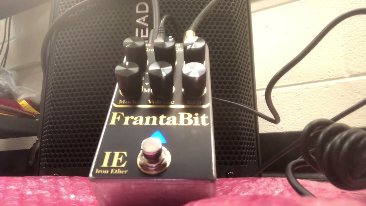 9/24/2022 Experiment #1 Iron Ether FrantaBit pedal and Roland EV-5 expression pedal