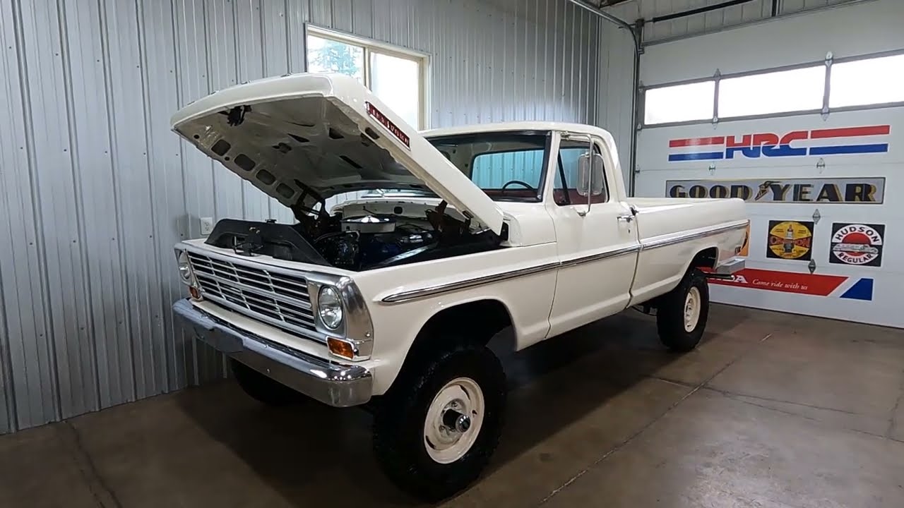 Обзор Ford F100 4x4 1969 года выпуска.