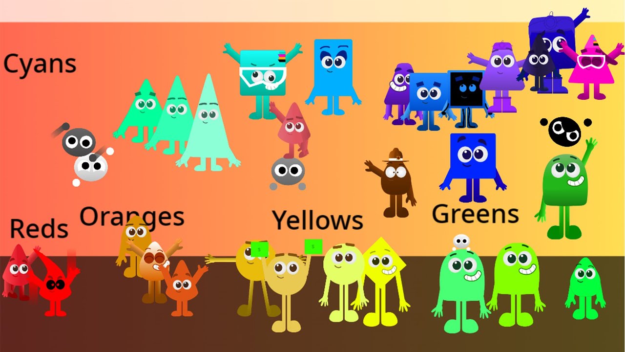 Official Colourblocks Band but its EXTREME COLOR BLOCKS BAND 18 and in Colourland @colourblocks