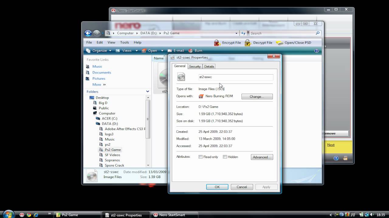 How to Burn A PlayStation 2 Games Using Nero 8 (HD)