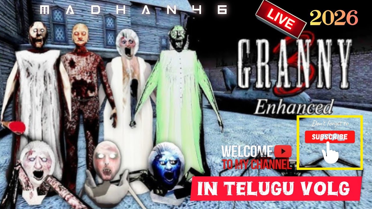 👻👽☠️🫣Granny 3 😱 LIVE Gameplay | Episode 1 | Horror Begins to end 🫣👻☠️#gaming 