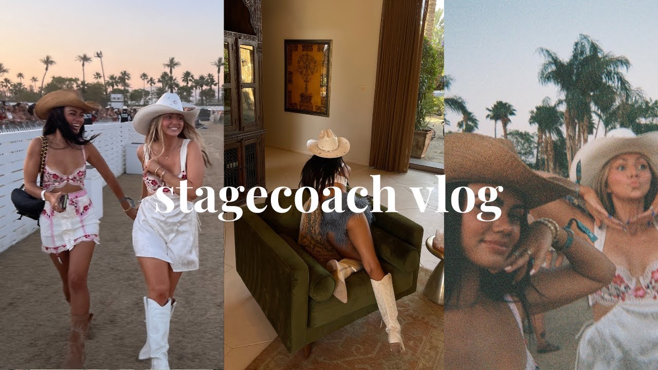 STAGECOACH VLOG | outfits i wore to my first country festival!