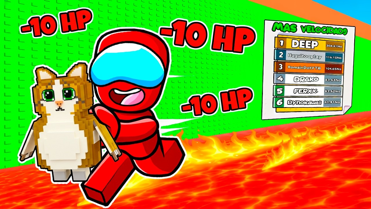CAMINA EN LAVA para Conseguir LOS MEJORES BRAINROTS y LLEGAR a el TOP 1 MUNDIAL | DEEP JUEGA