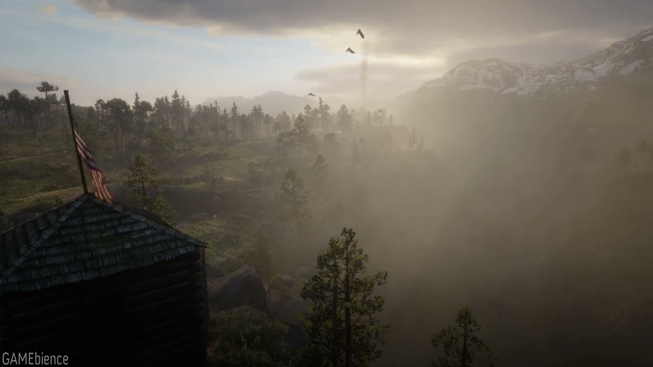 5 Hour - Red Dead Redemption 2 - Fort Wallace View Ambience