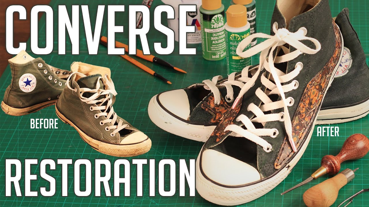 Converse  Restoration | Relaxing | Leather Craft