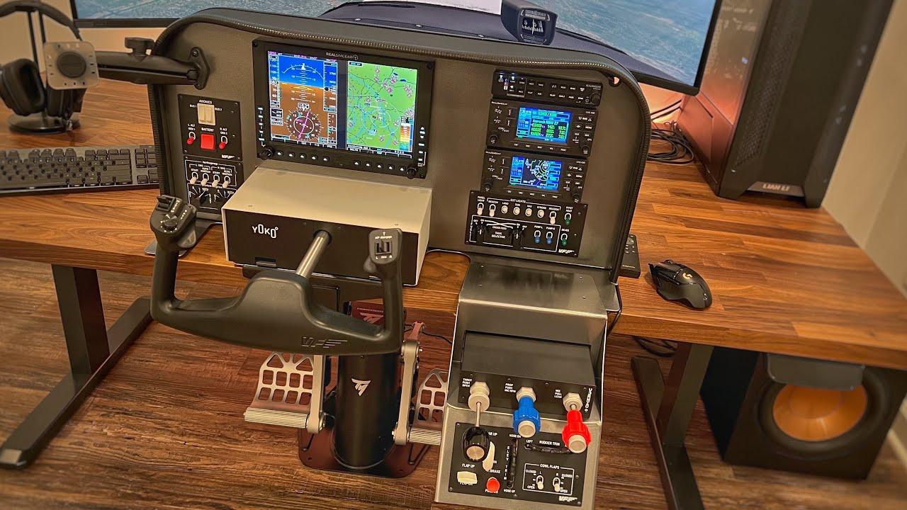 First Look: Virtual-Fly SWITCHO and RealSimGear G500 Sim Avionics Bezel with DUAL GNS430W GPS | XP11