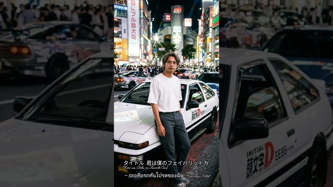 タイトル_ 君は僕のフェイバリットカー_(Kimi wa Boku no Favorite Car – เธอคือรถคันโปรดของฉัน) -KosinchaiArtist 
