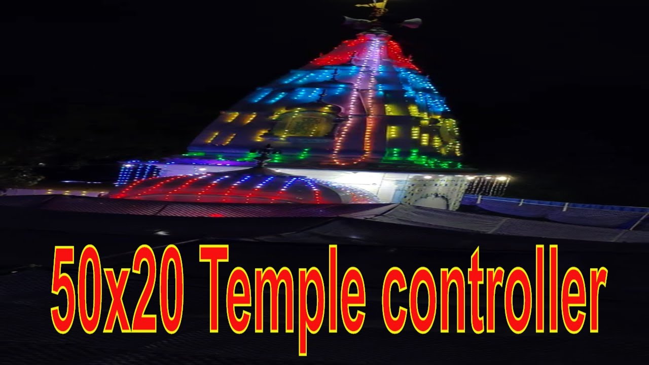 Pixel led 50x20 temple controller