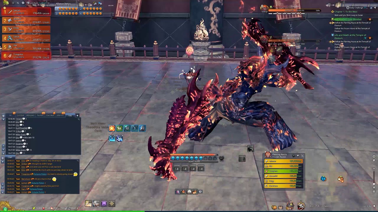 [BnS] [EU] Clarity - Twin Asuras shadow WL tank pov [Temple of Eluvian]