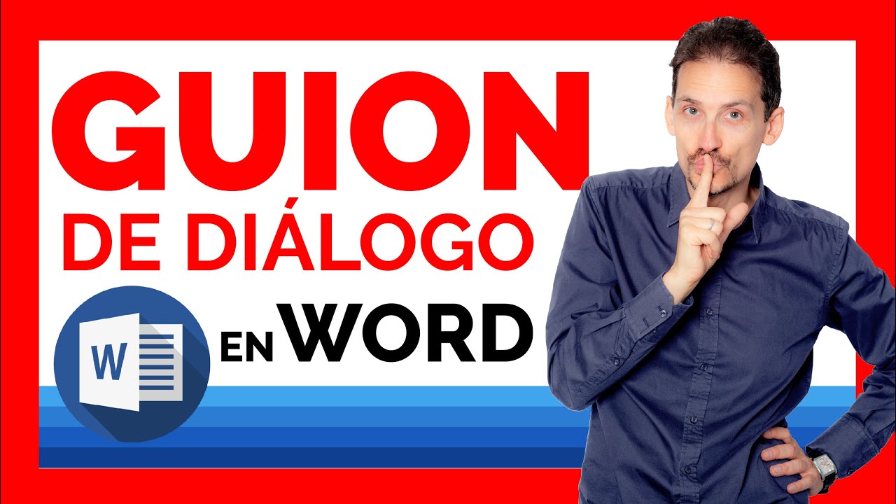 ➖Cómo poner el GUION de DIÁLOGO [raya] en Word