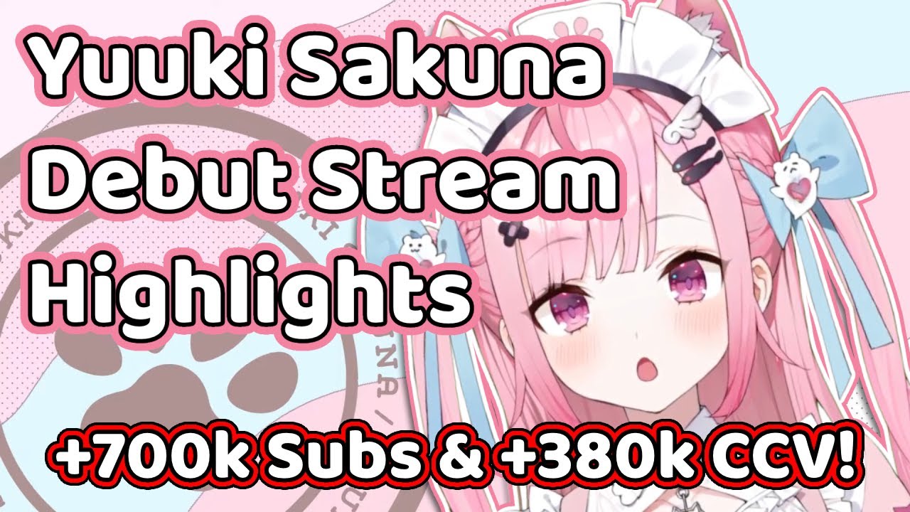 Yuuki Sakuna's Record-Breaking Debut Stream【Indie】