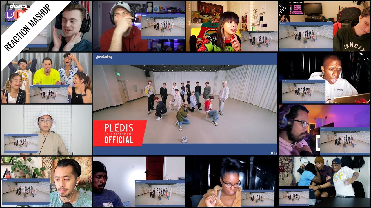 &lsquo;[Choreography Video] SEVENTEEN - HOME;RUN&rsquo; reaction mashup