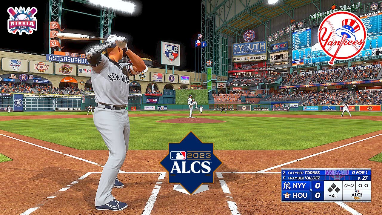 MLB The Show 23 New York Yankees vs Houston Astros | ALCS Final | Gameplay PS5 60fps HD