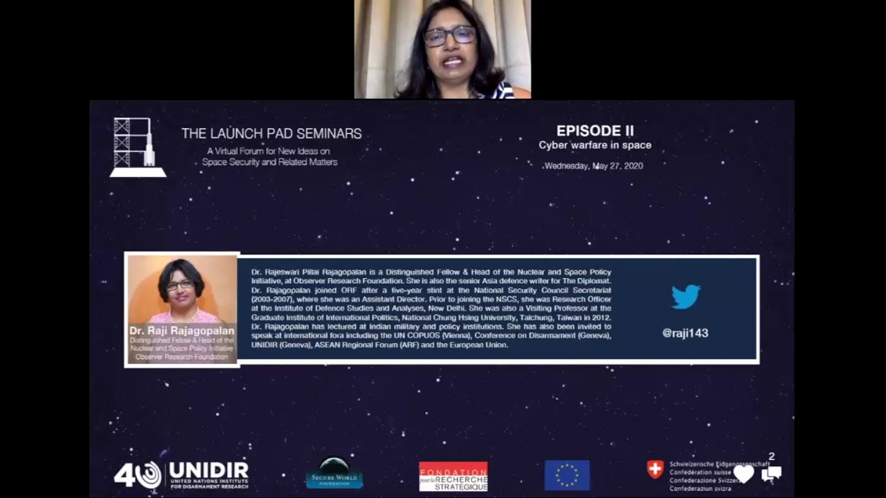 The Launch Pad Seminars: Episode 2 | Cyber Warfare in Space